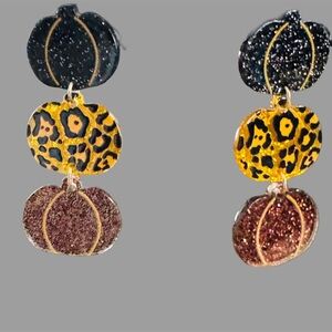 Set of Decorative Pumpkins Earrings
 for the Holiday
